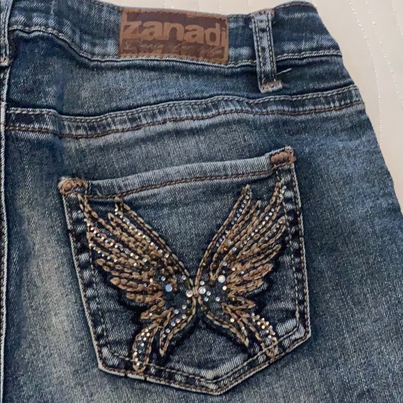 🔥3/$10 Zanadi 12 size 12 denim shorts - Picture 4 of 8